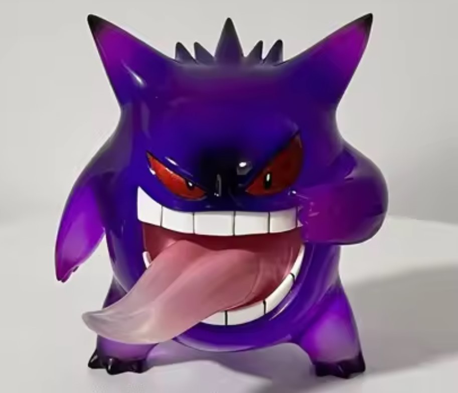 Gengar « Tongue » Limited Edition Pokemon Collectible Figure « PURPLE » – BRAND NEW