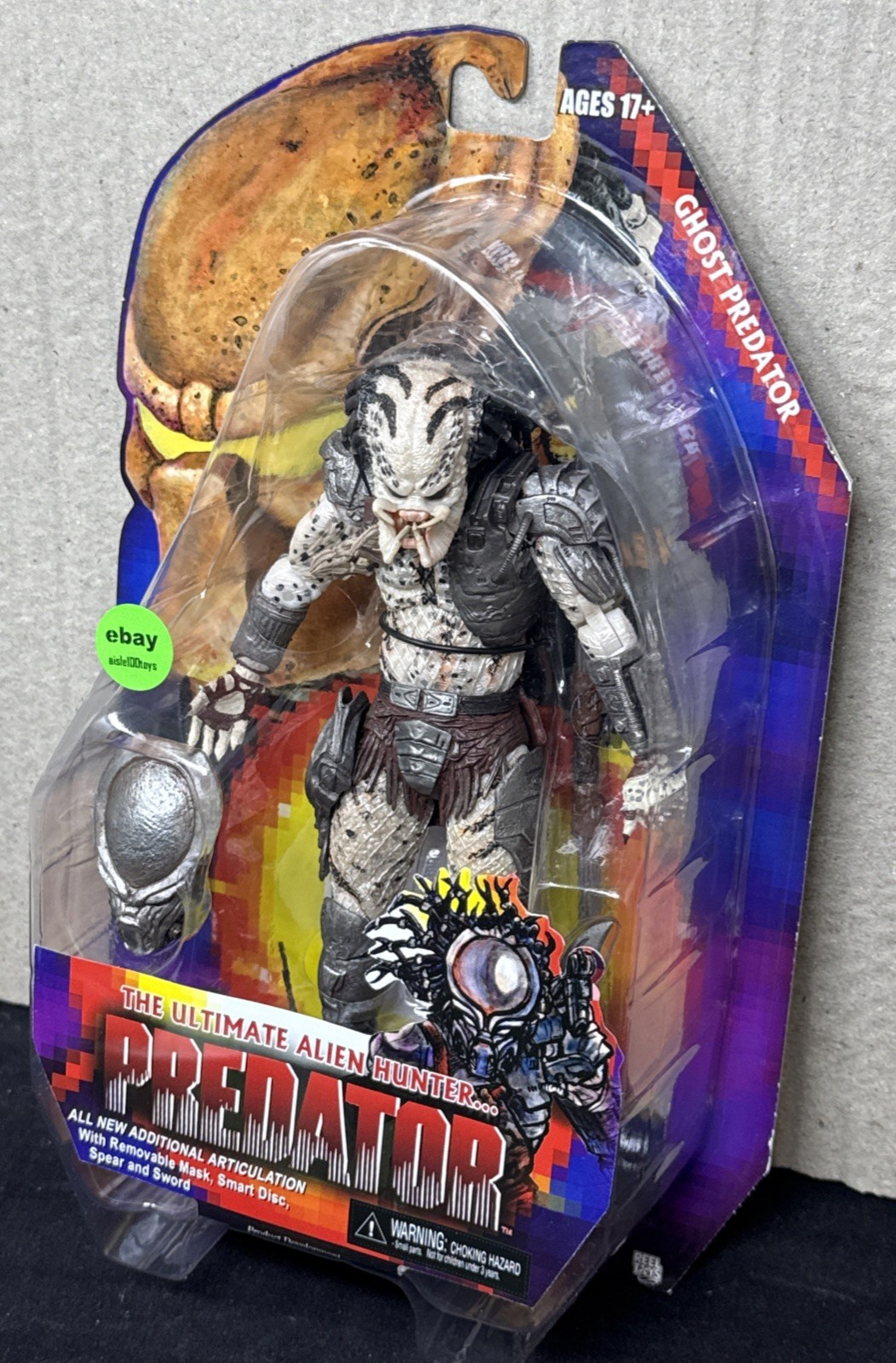 NECA Predators Ghost Predator Series 16 Ultimate Alien Hunter Authentic New 2016