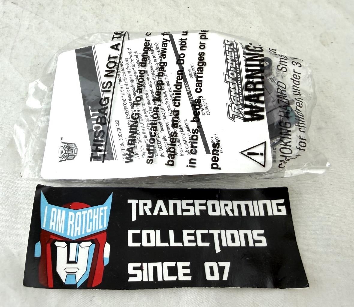 Transformers Botcon 2002G1 Reissue Cliffjumper Mold to Tap-Out MISB Sealed