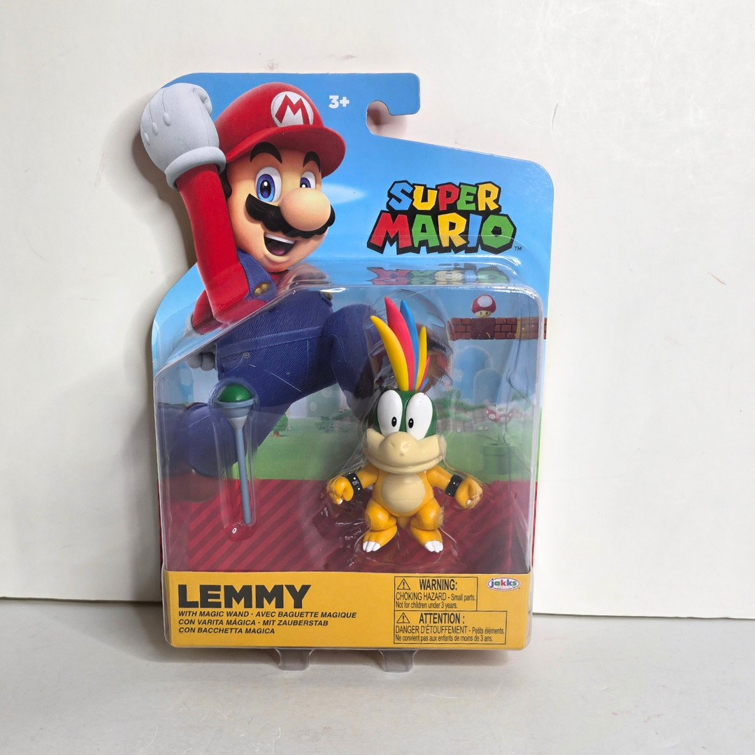 Super Mario – Lemmy – Jakks Pacific 4 in Action Figure – NEW