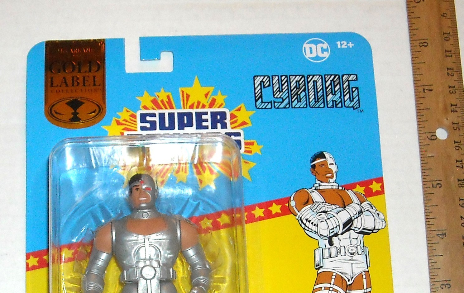 McFarlane DC Super Powers CYBORG Gold Label 2025 Teen Titans Vic Stone HTF RARE