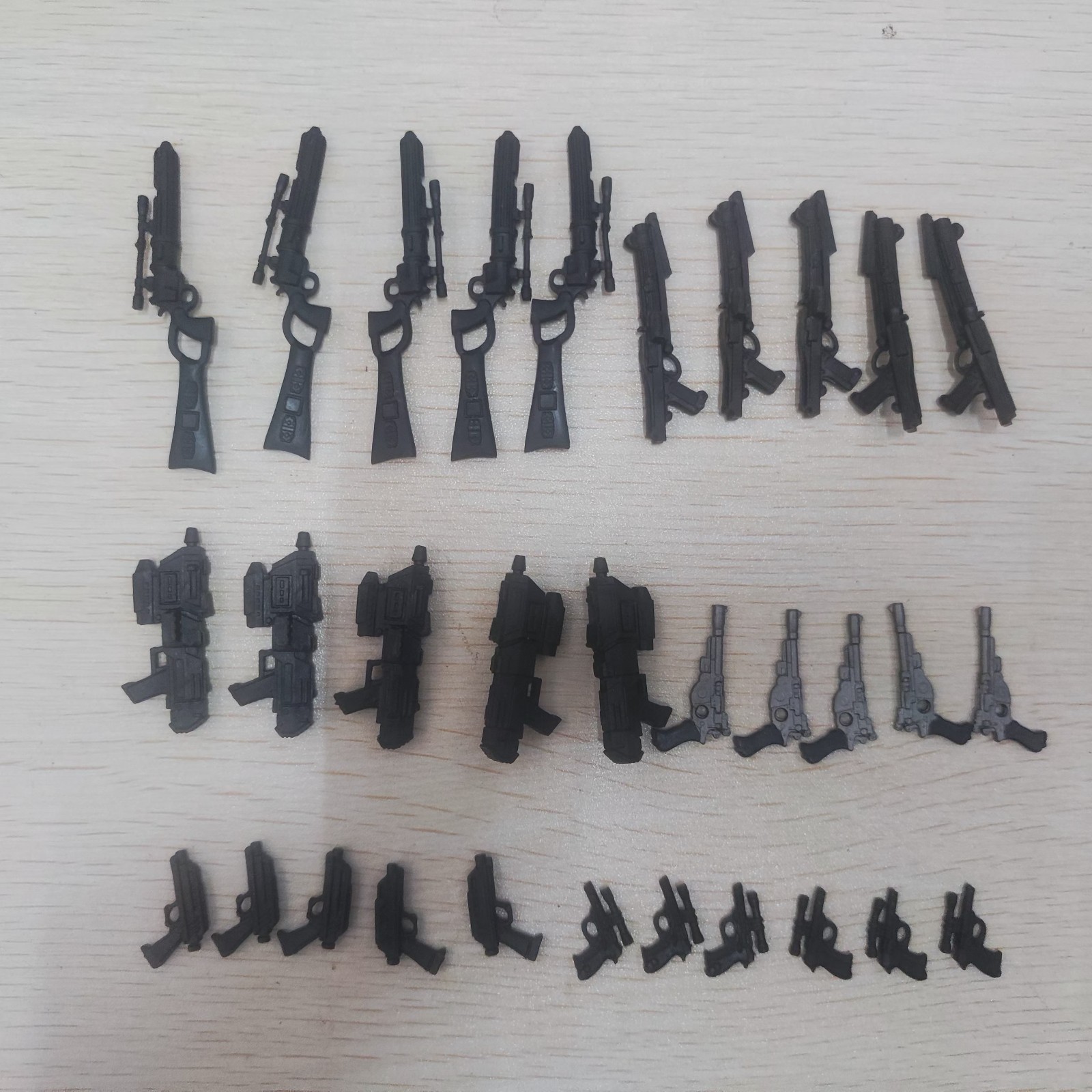 Lot 30pcs Star Wars Black Series Blaster Pistol Rifle Gun Weapons for 6&Prime; Figure