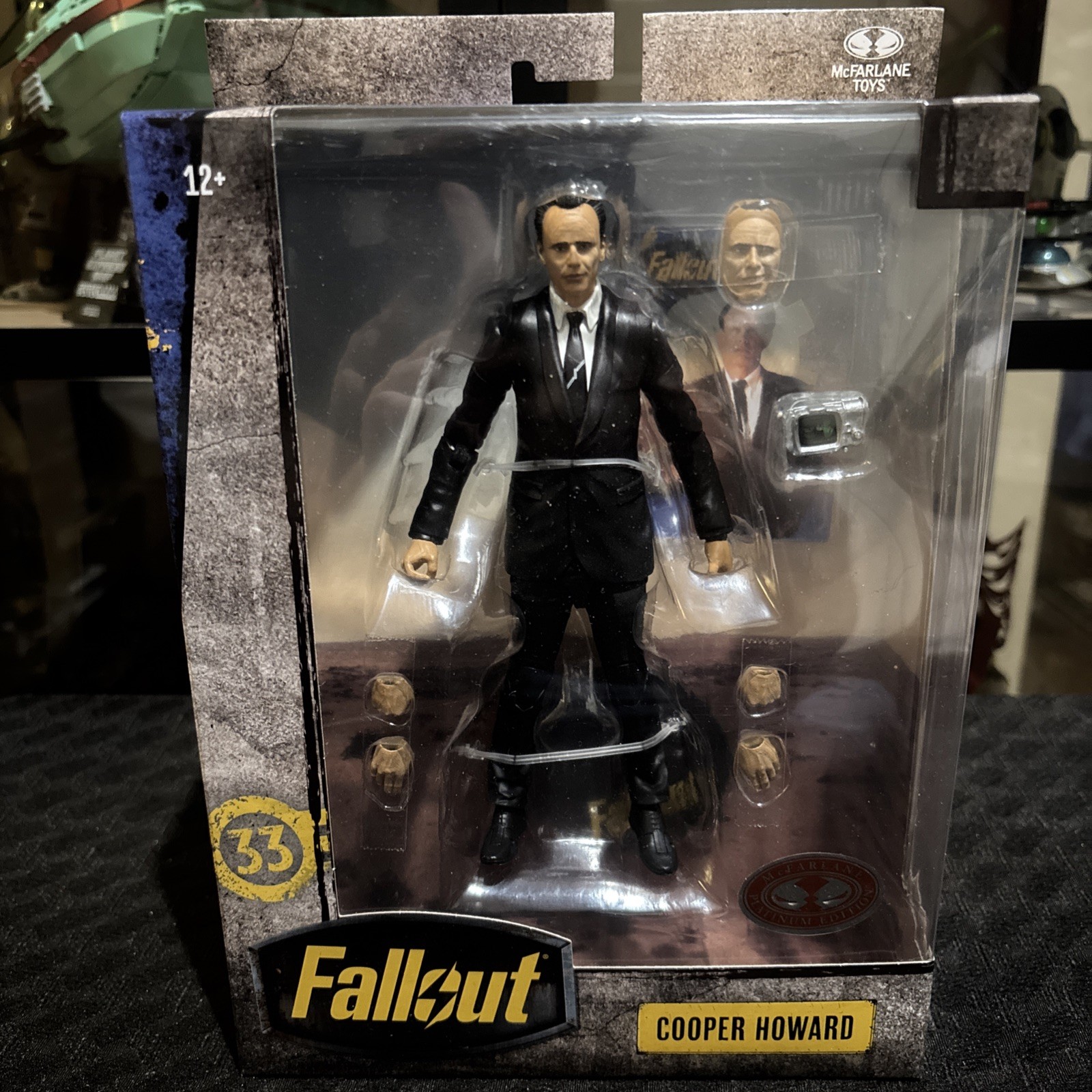 McFarlane Toys Fallout Cooper Howard RED PLATINUM 7&Prime; CHASE Figure Video Game NIB