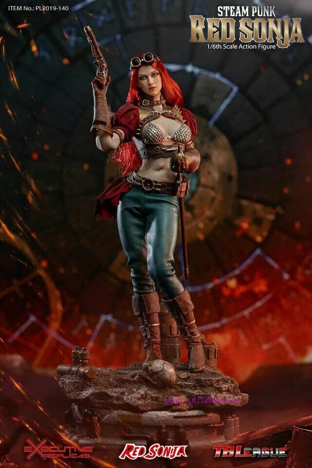 TBLeague 1/6 PL2019-140B Punk Red Sonja Female DELUXE Figure Phicen New