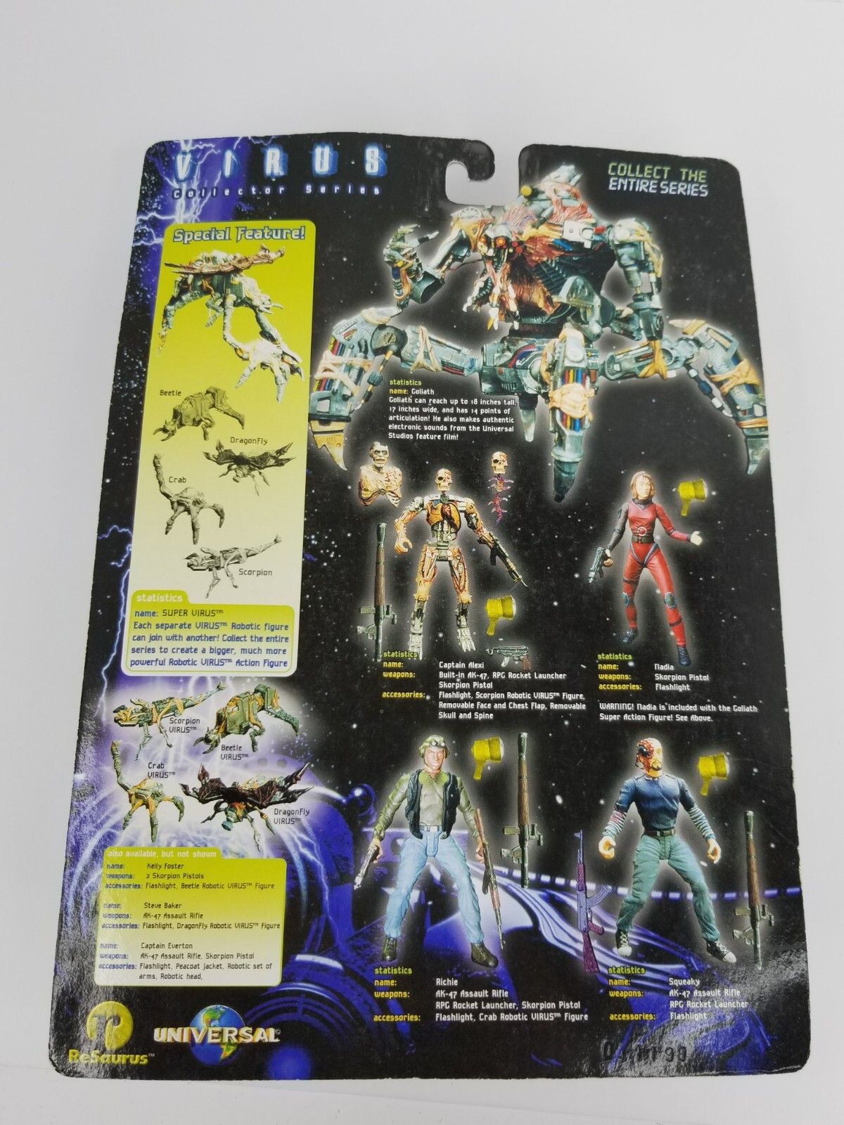 VIRUS Collector Series CAPTAIN EVERTON Action Figure
