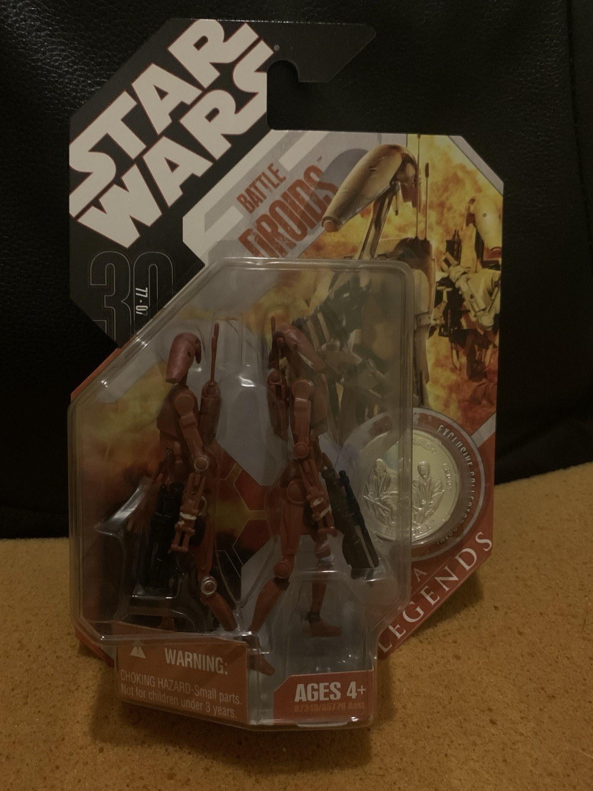 New In Box Star Wars Saga Legends 30th Anniversary Red Battle Droids