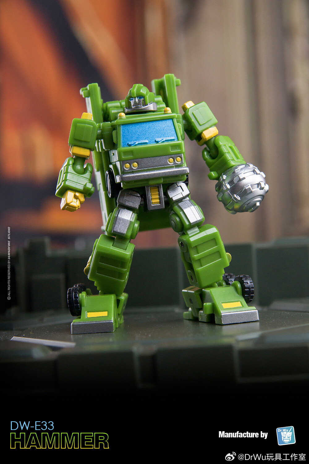DR.WU DW-E30 IRON JACK / E24M FIREFIGHTERS E32 FIREBALL E31 GAS SMOKE E33 HAMMER