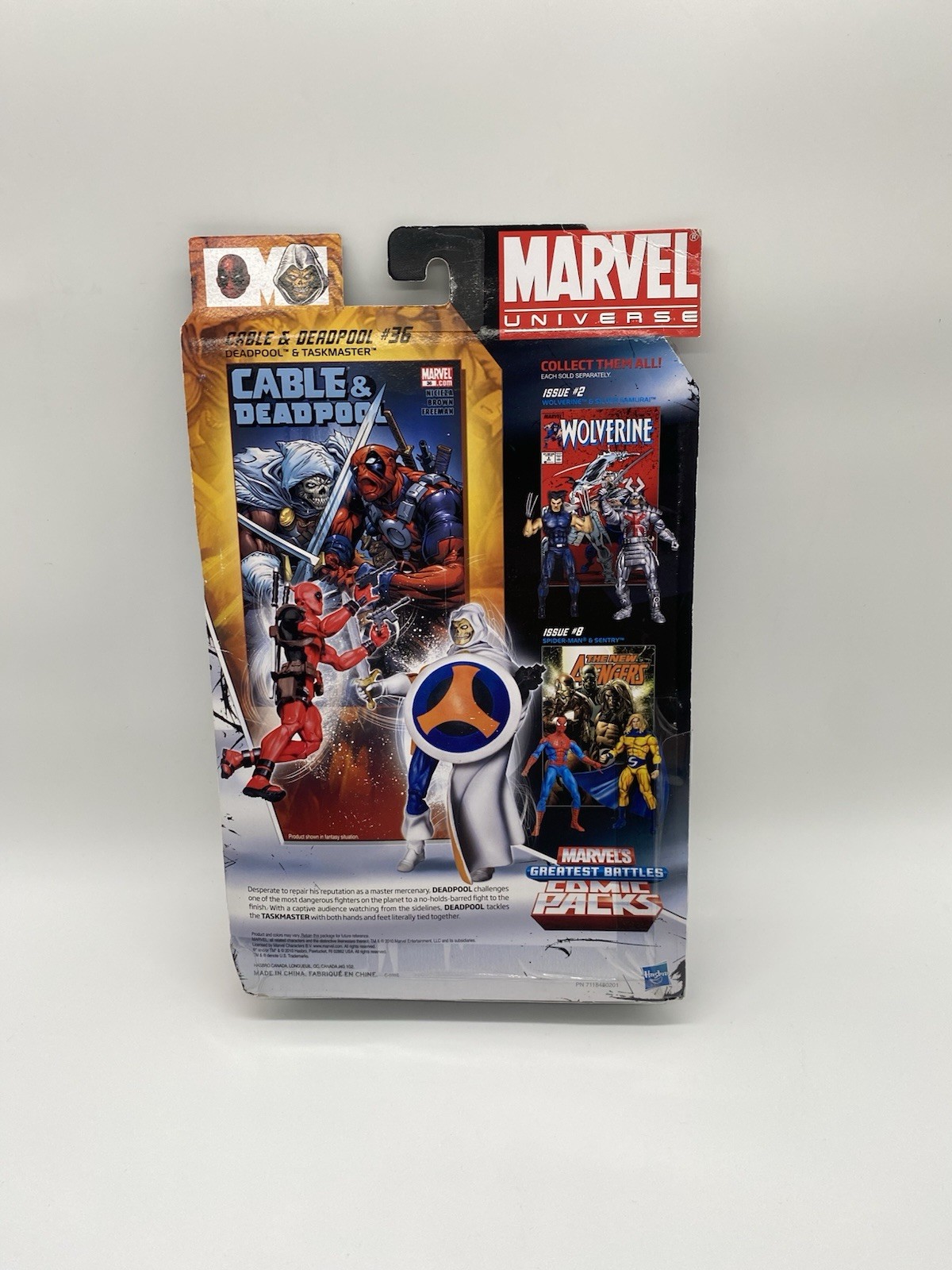 Marvel Universe Comic Packs Deadpool Taskmaster New Figure Cable Deadpool #36