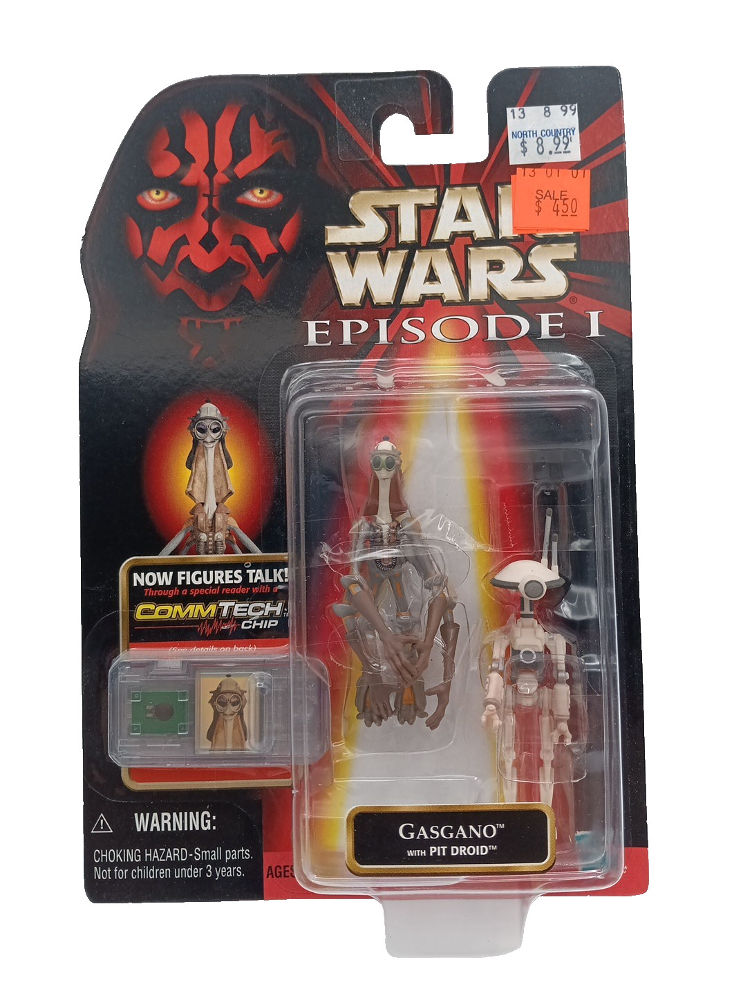 STAR WARS Episode I GASGANO with PIT DROID Action Figure – 1998