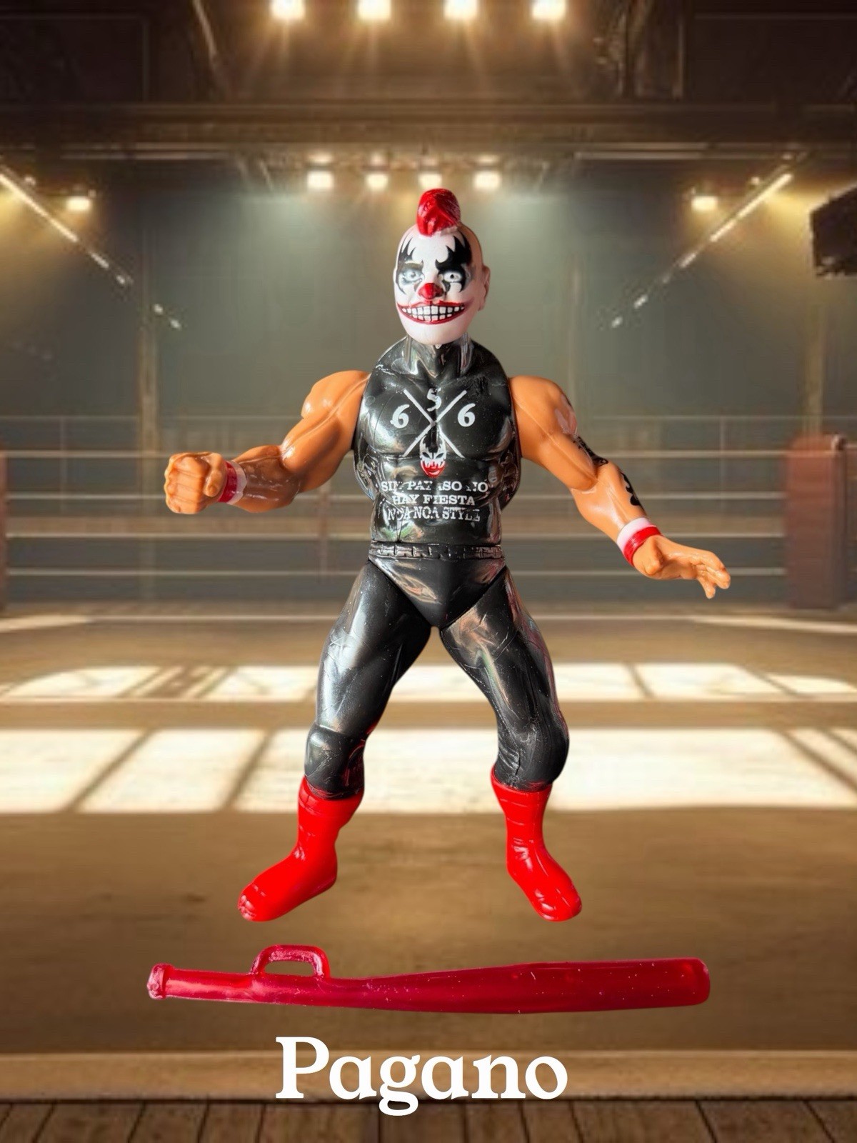 Pagano Mexican Wrestler Toy 6 1/2&Prime; Luchadores Mexicanos CMLL AAA WWF