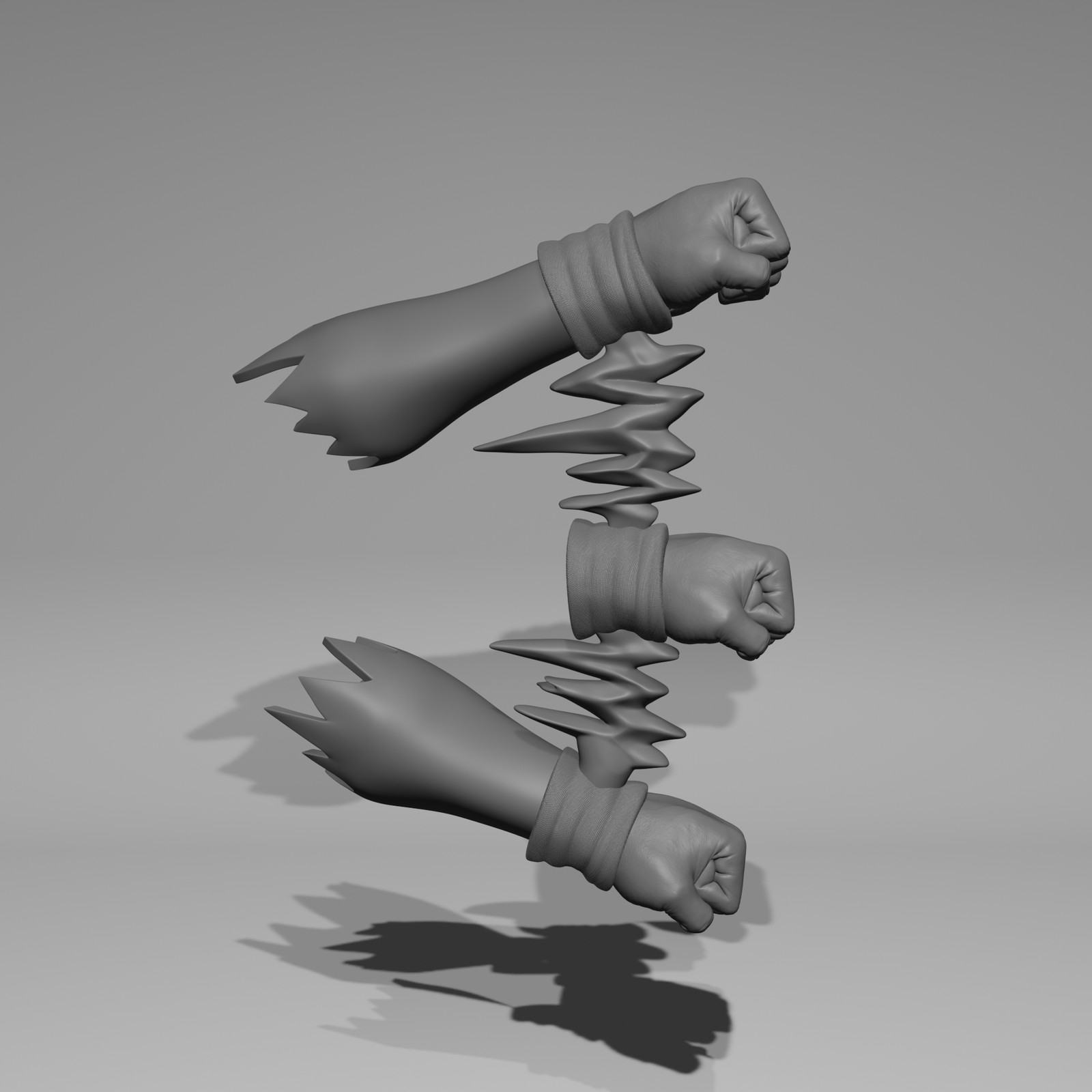 1/6 Scale Action Figure Wrists: Rapid Punch