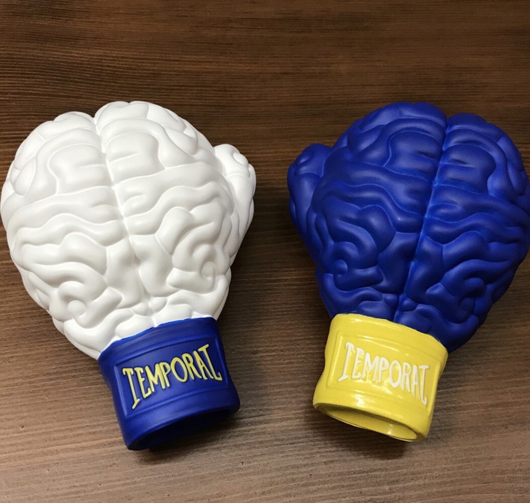 Boxing Brain 4.75&Prime; Art Figures : Warriors Edition Set (Ron English x Toyqube)