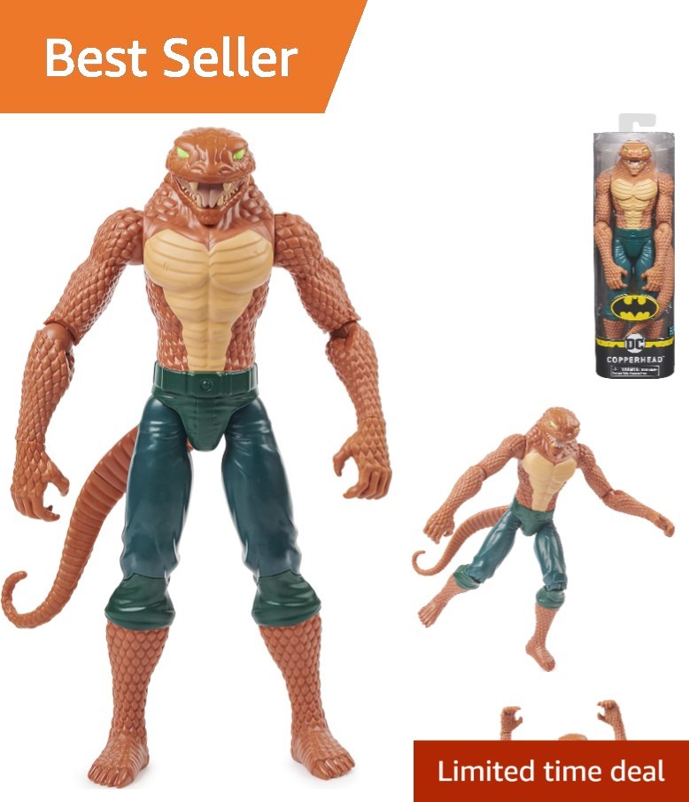 Batman 12-Inch Copperhead Action Figure for Kids Aged 3 and Up – Collectible Fun