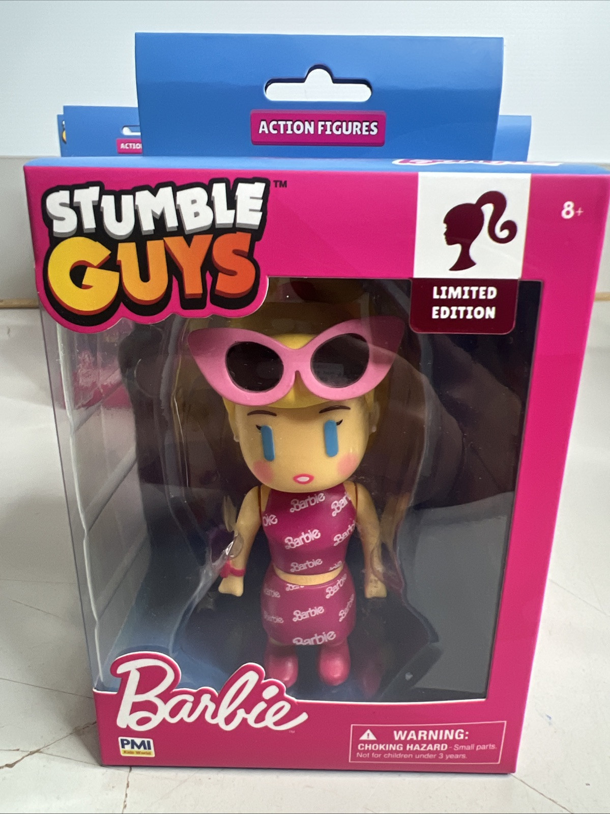 STUMBLE GUYS LEGENDARY BARBIE LIMITED EDITION BOXED 4&Prime; ACTION FIGURE MATTEL
