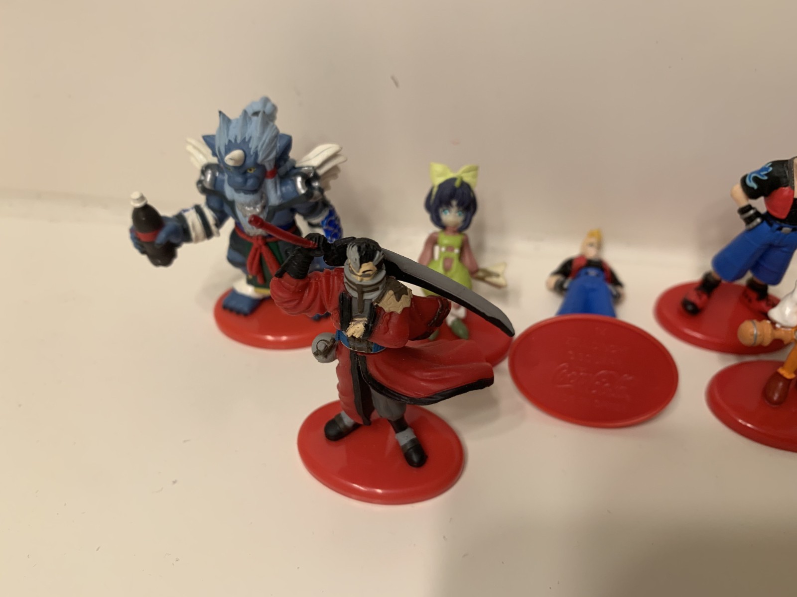 Final Fantasy IX viii vii X lot of full color lot figures Coca-Cola