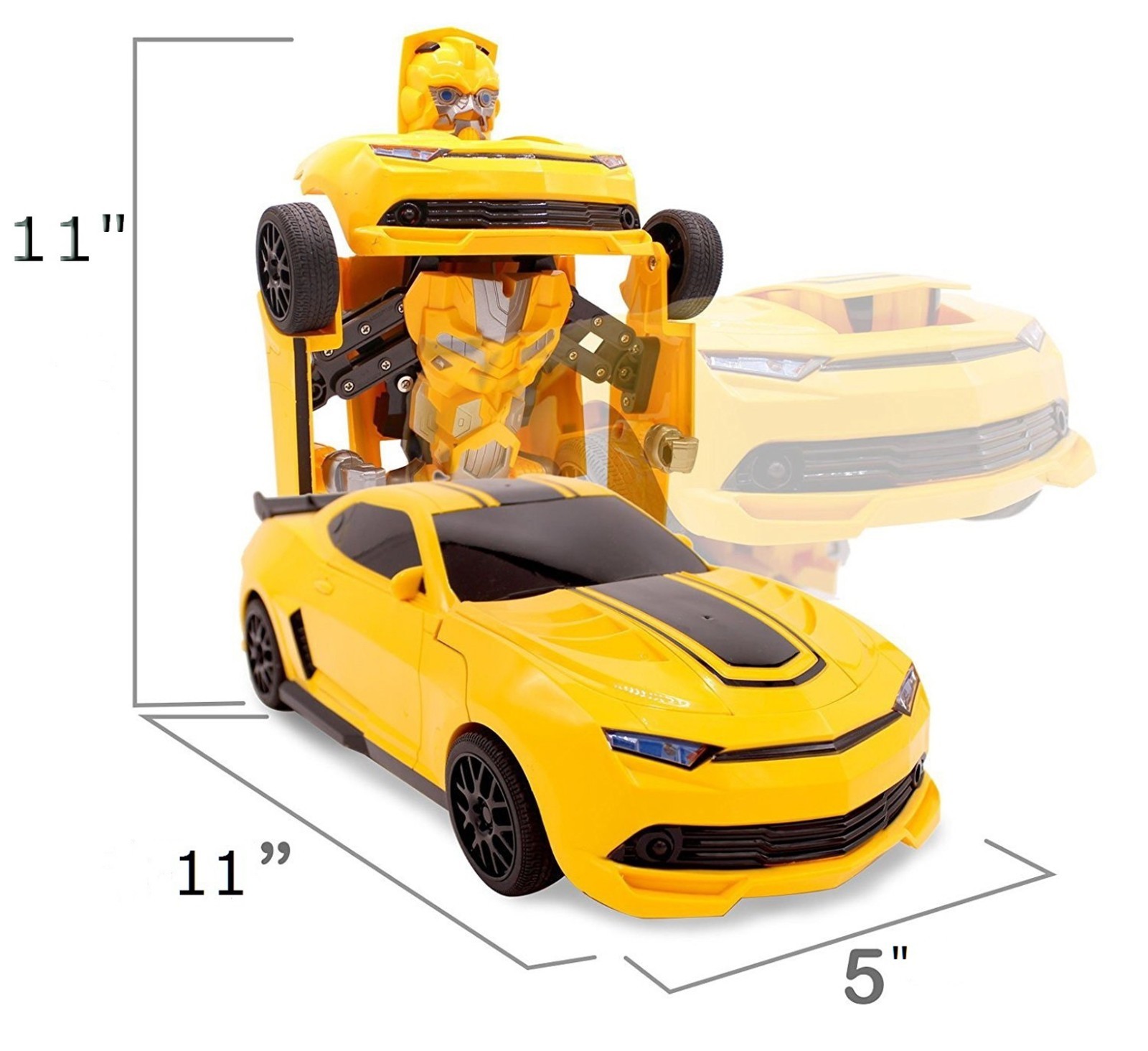 Bumblebee Transformer Action Figures Robot Remote Control Toy Car for Boys