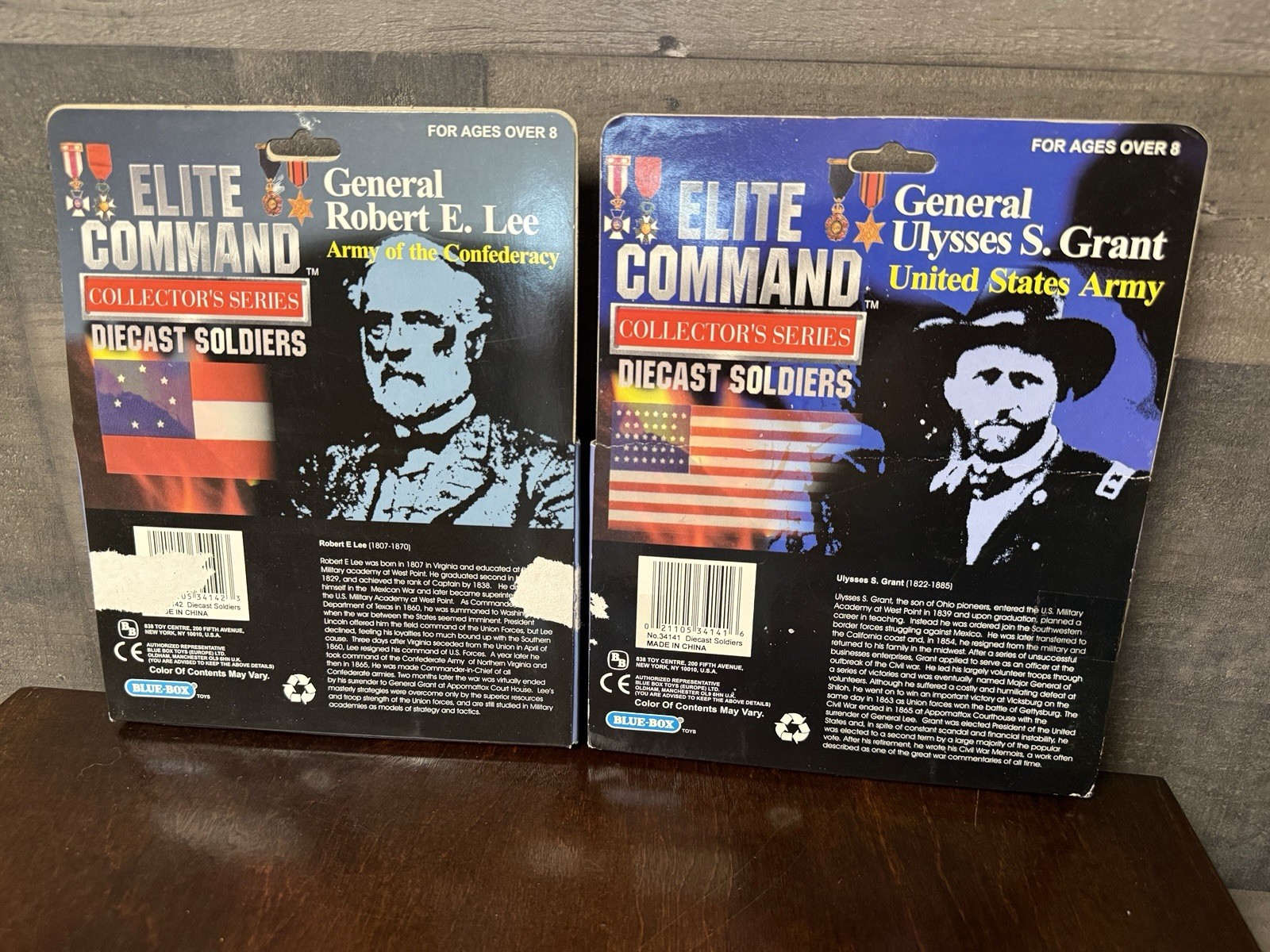 Elite Command Collectors Series General Robert E. Lee & Ulysses S Grant Diecast