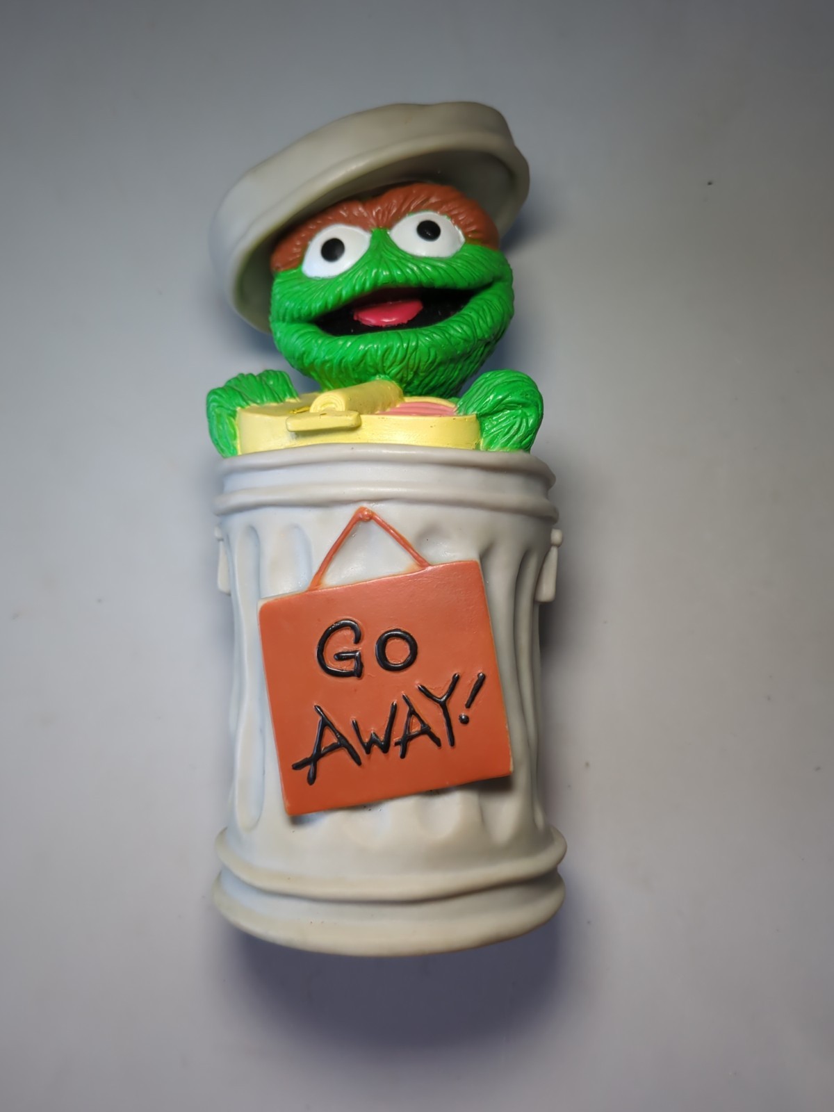 Vintage Illco Sesame Street Oscar the Grouch Piggy Bank Jim Henson Muppets