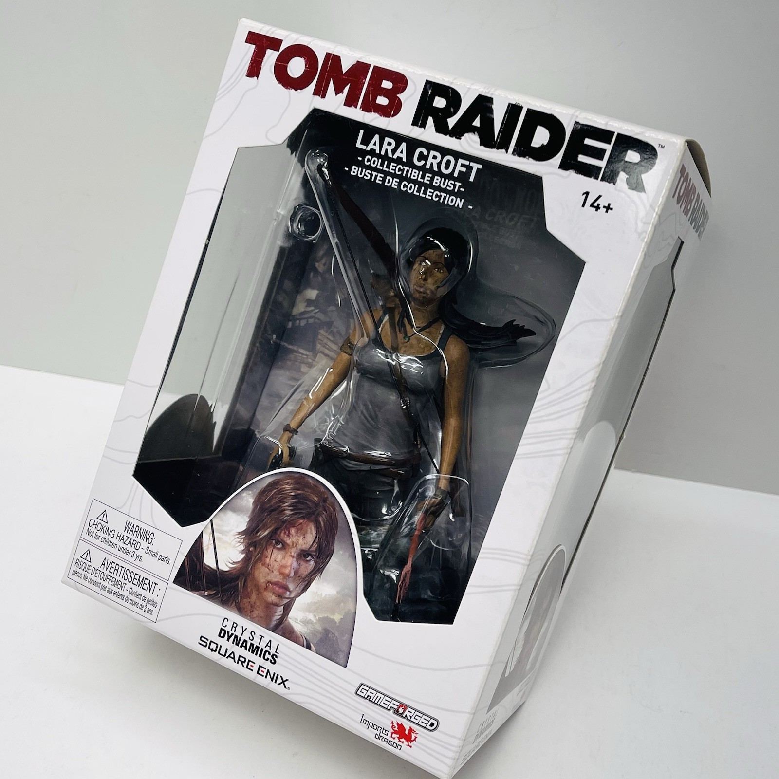 Tomb Raider LARA CROFT Collectible BUST Crystal Dynamics Square Enix 2013 – NEW