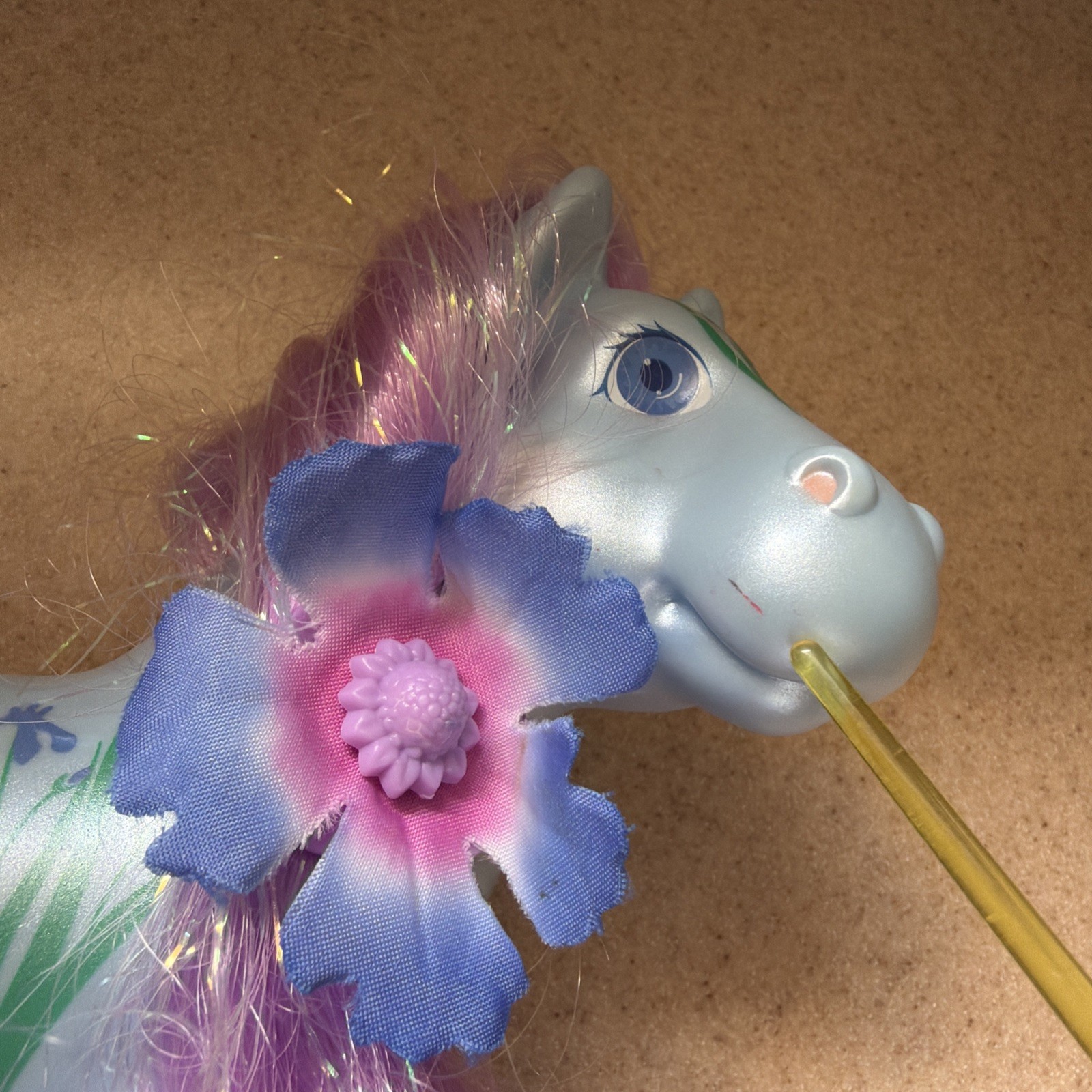 1992 Cabbage Patch Kids SUNDANCE Magic Meadow Pony Shimmer&rsquo;n Shine Iris Flower