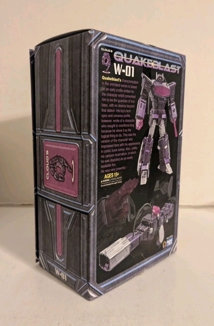 Cloud 9 W-01 Quakeblast MP Scale Shockwave 100% Complete G1 3rd Party