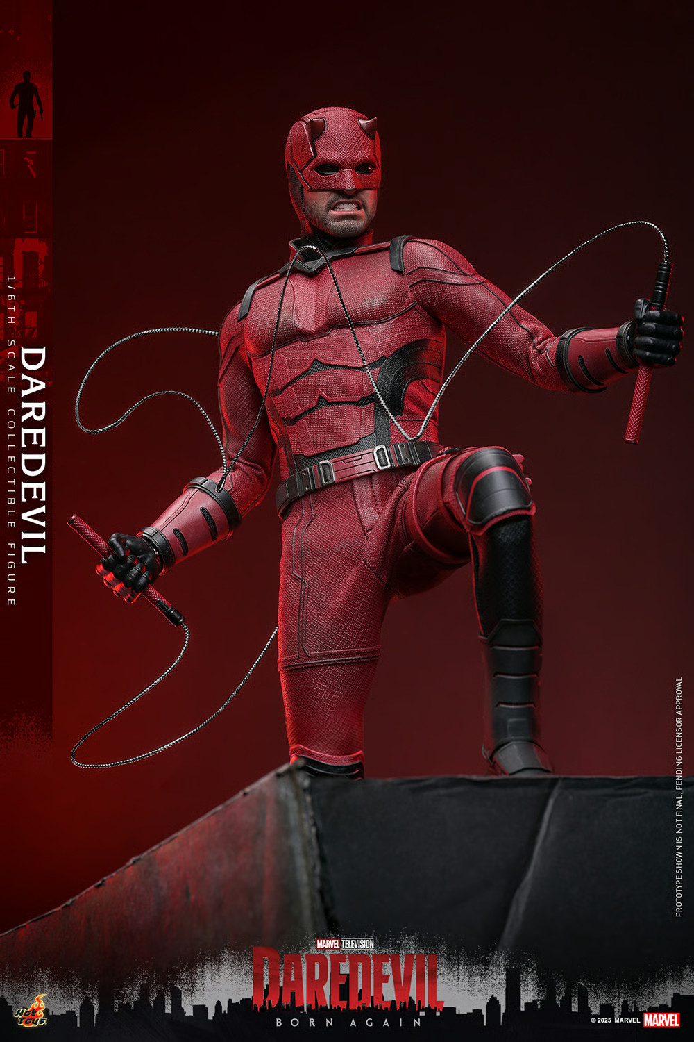 1/6 Marvel Daredevil Born Again: Daredevil Figure Hot Toys 914278 TMS154 PRESALE