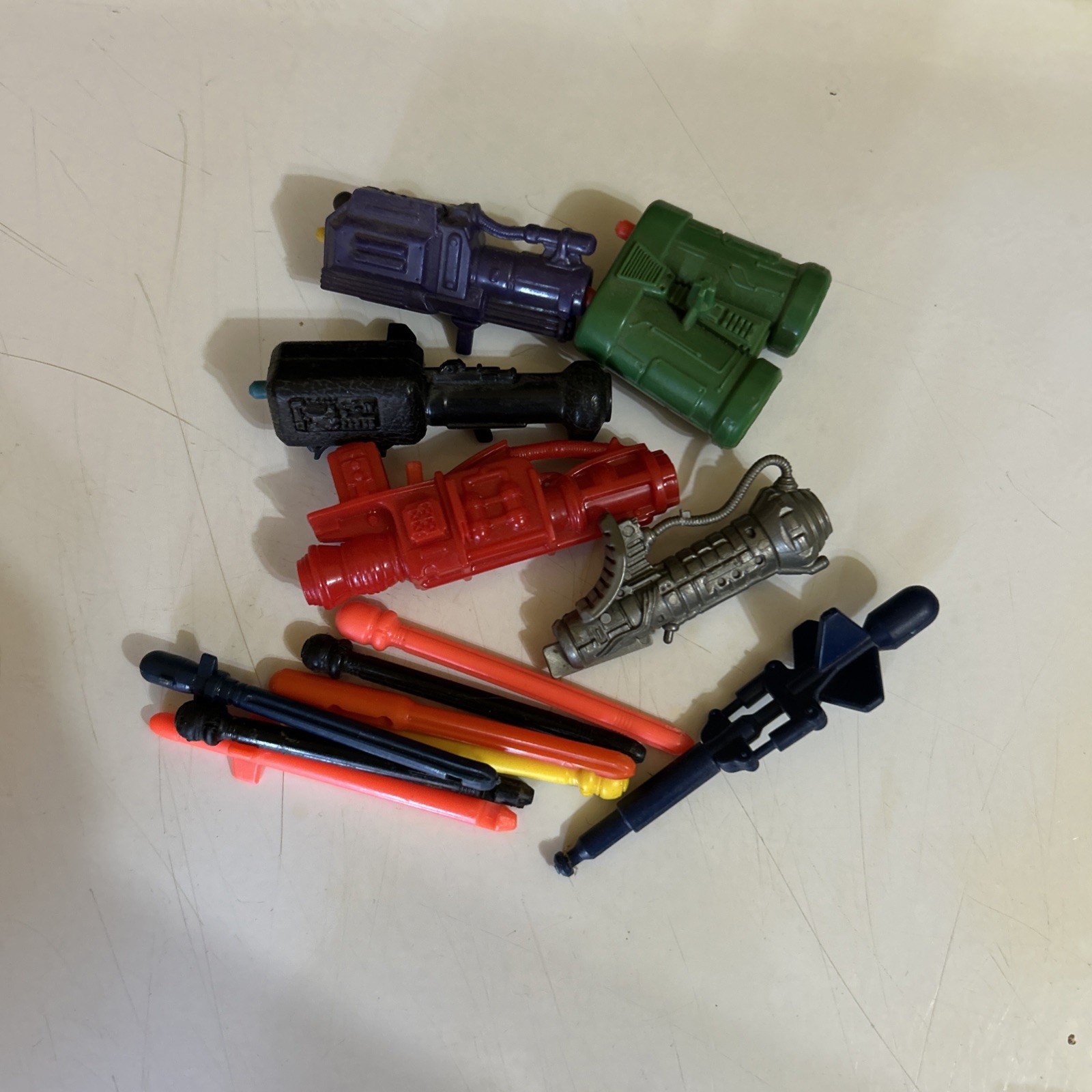GI Joe Action Figure Accessories Launchers, Backpacks, And Weapons