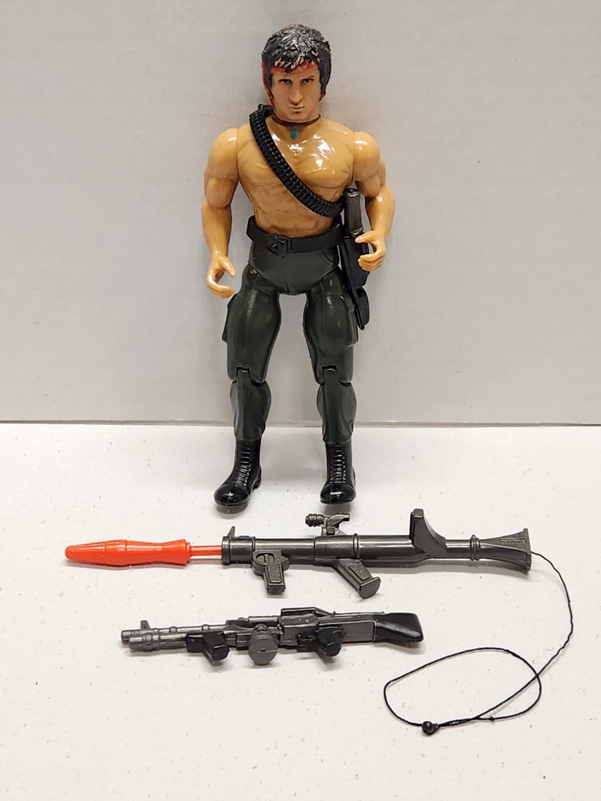1985 Coleco John Rambo Force Of Freedom 6&Prime; Action Figure With Accessories