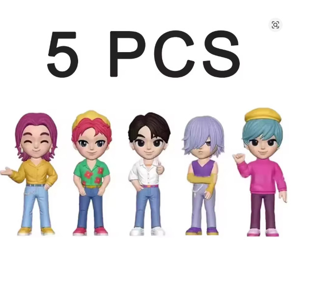 5PCS Xmas Gift Rumi Mira Zoey Doll Kids Toy Cosplay Kpop Demon Hunters US