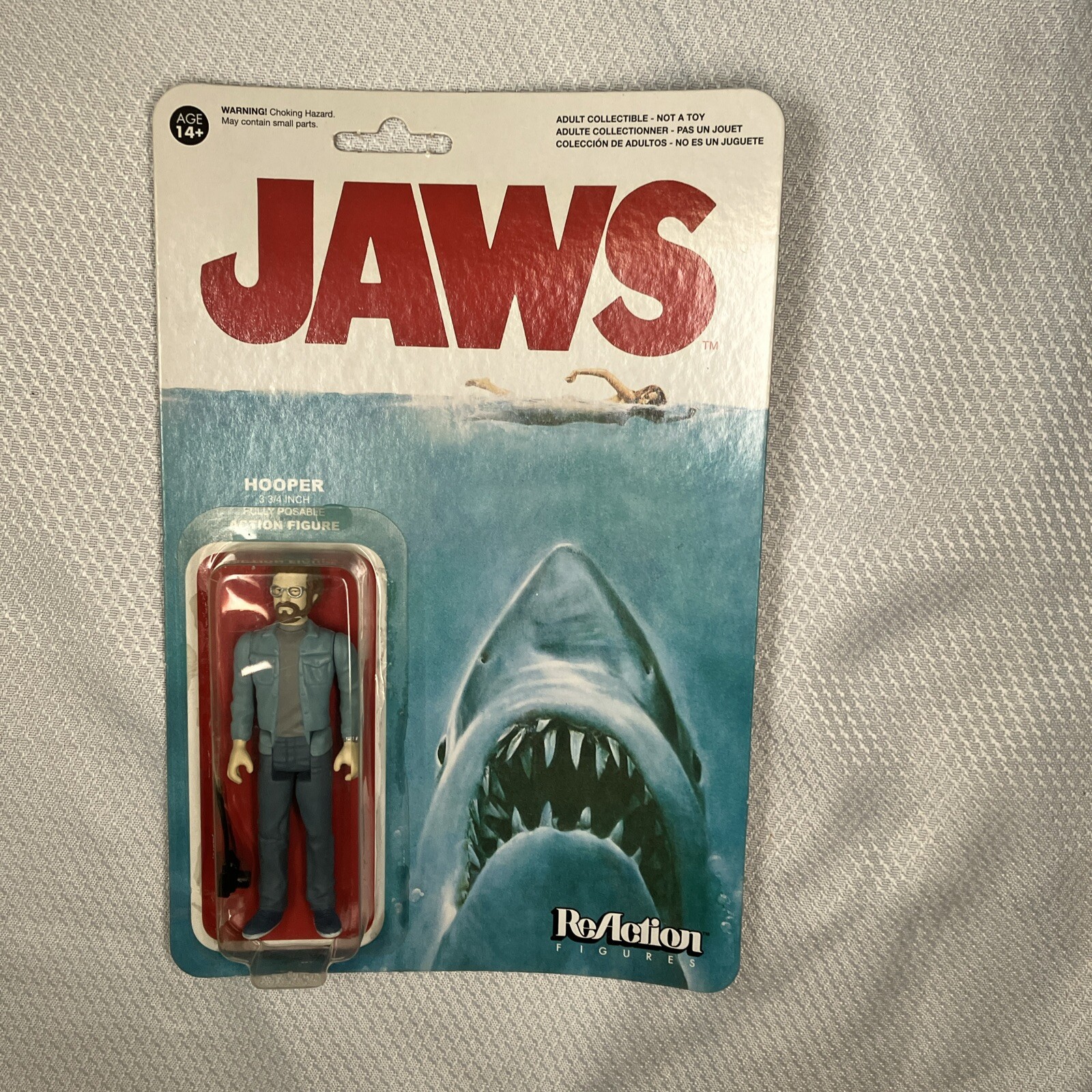 Funko ReAction Super7 JAWS Hooper Action Figure W/ Protective Case