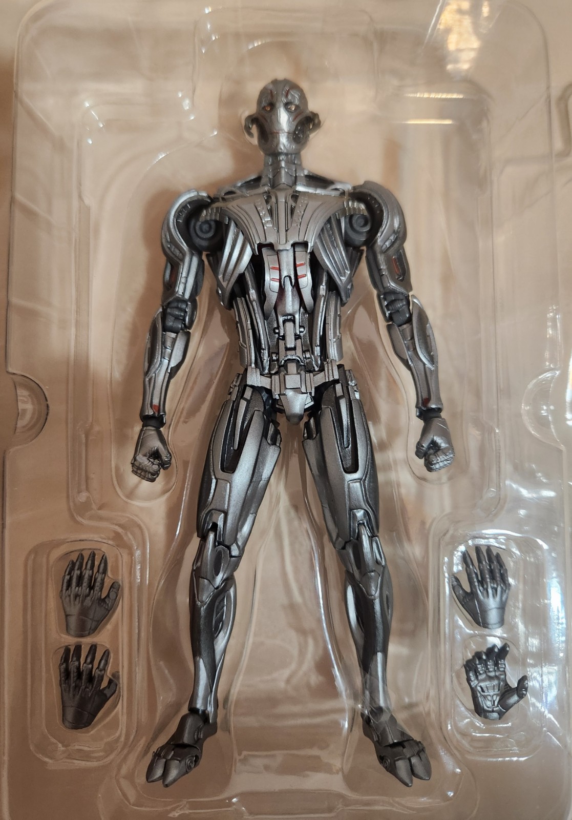 S.H.Figuarts Ultron Prime Avengers Age Of Ultron Action Figure Complete Set!