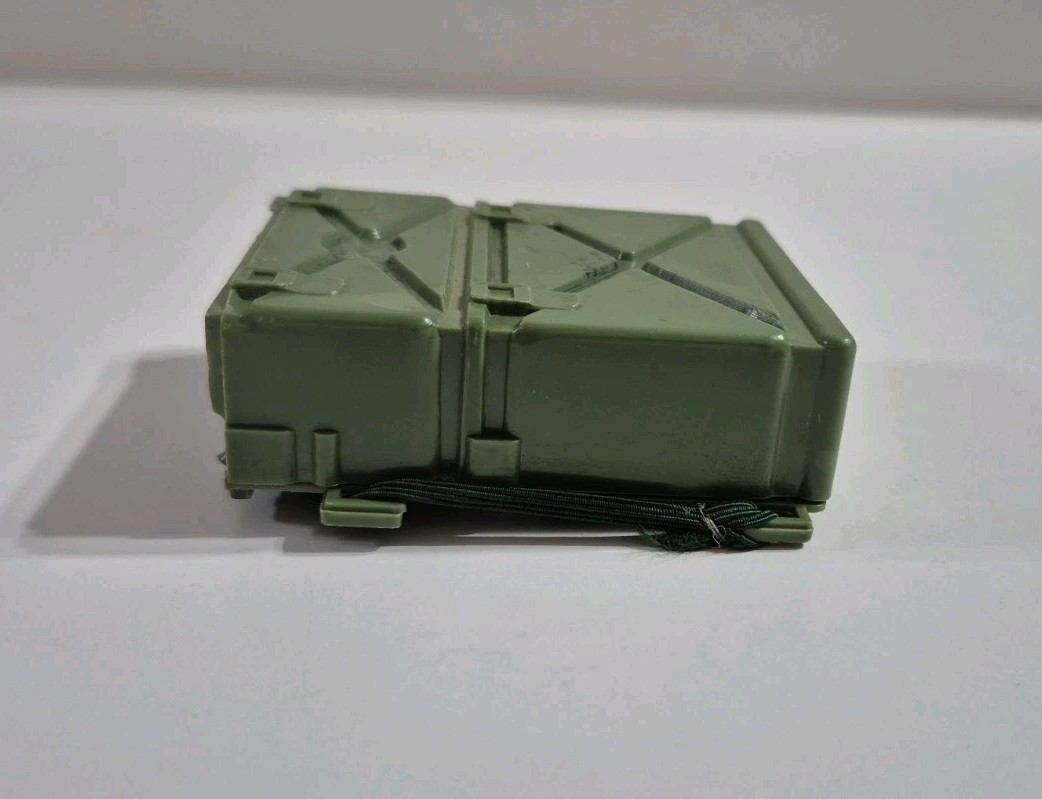 1966 GI Joe Command Post Green Radio For Parts Or Repair