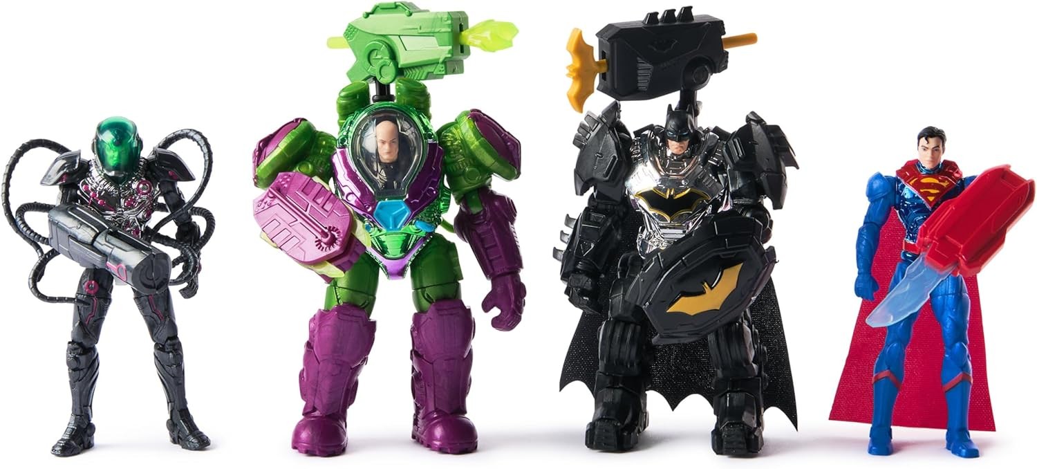 DC Comics, Metal Force Team Up Brainiac and Lex Luthor vs Batman and Superman Se