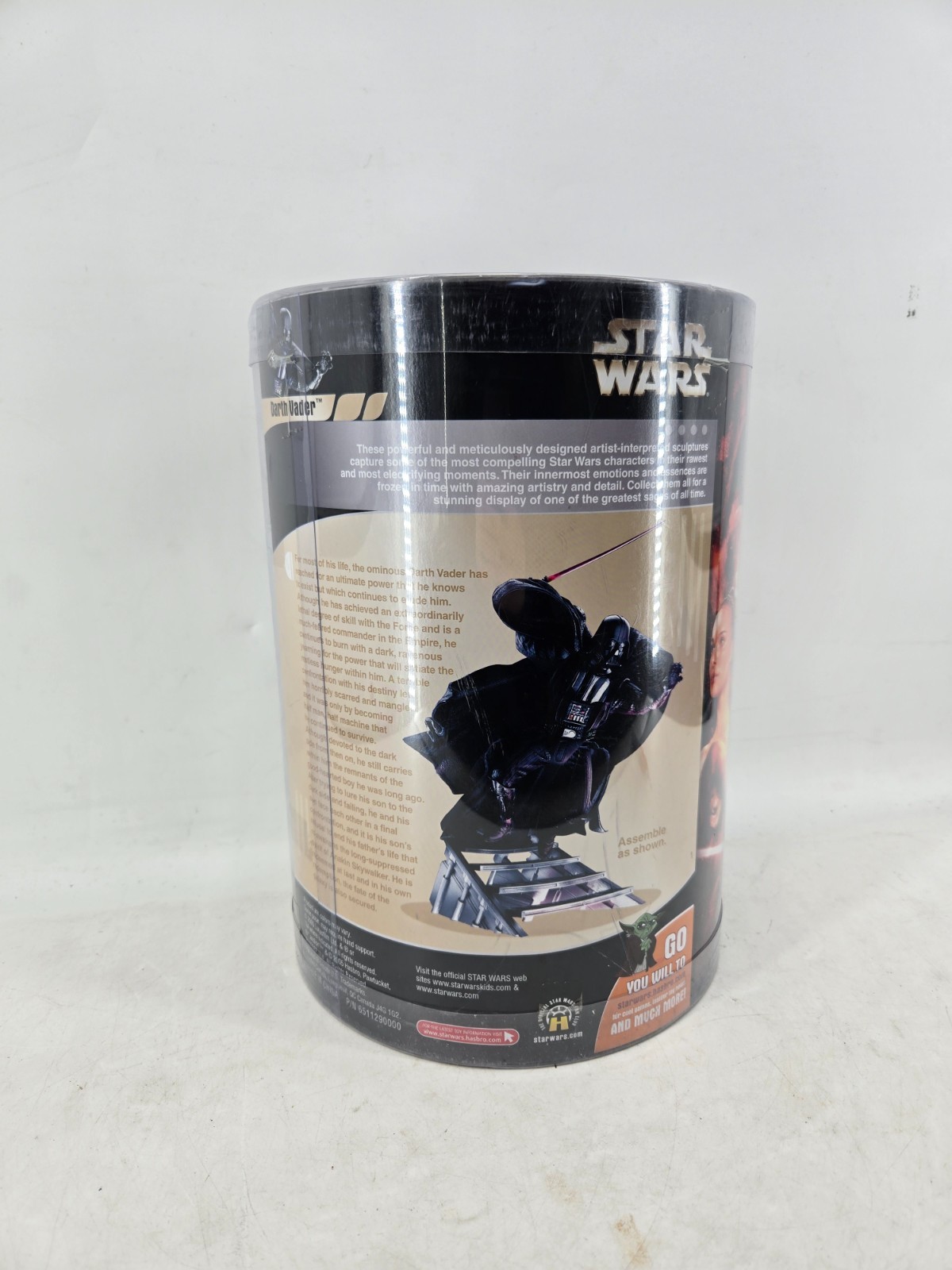 Star Wars Darth Vader Unleashed Figure Best Buy Exclusive Tube Hasbro 2005