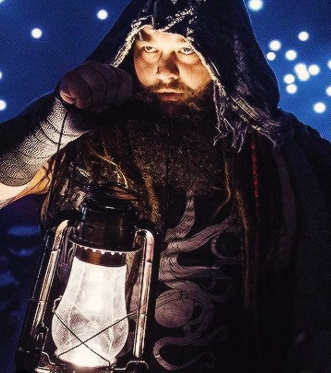 UNCLE HOWDY Wyatt SICKS WORKING Lantern Full Sized Replica NYC Artist GHOST WWE