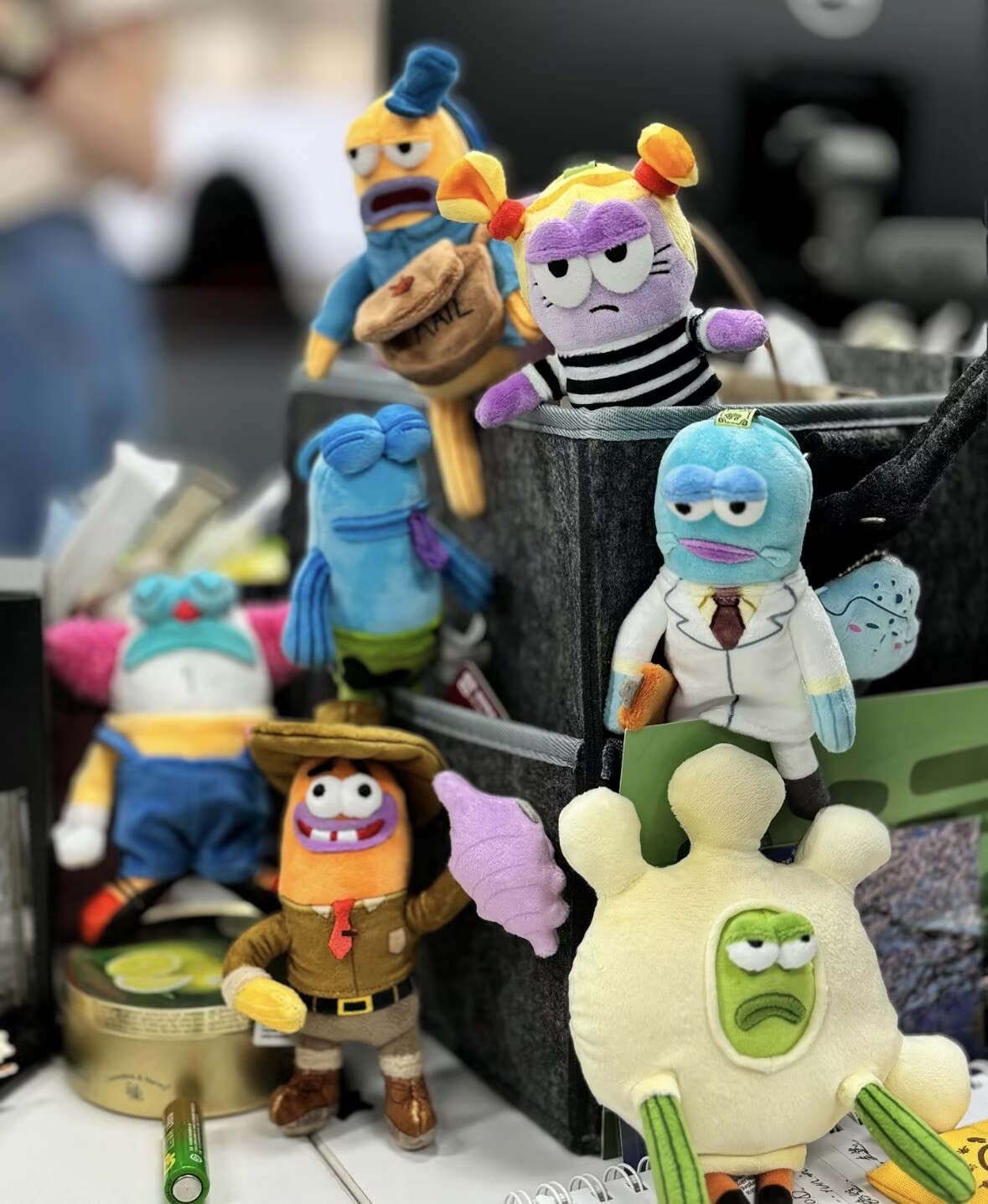 Authentic GONG Bikini Bottom Buddies Series 2 Blind Box Plush Keychain Figures