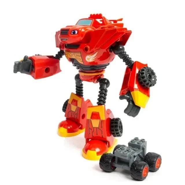 Monster Action Figure Blaze Machines Cartoon Plastic/alloy Car and Robot Toy