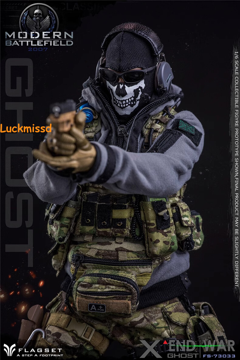 1/6 FLAGSET FS73033 END WAR GHOST « X » Tom Clancy&rsquo;s Endwar Action Figure Model