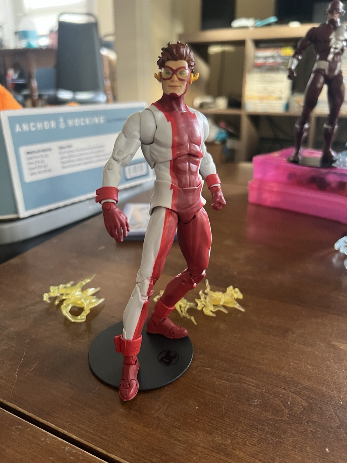 McFarlane Lot The Flash Kid Flash Wally West Dark Flash Walter West Max Mercury