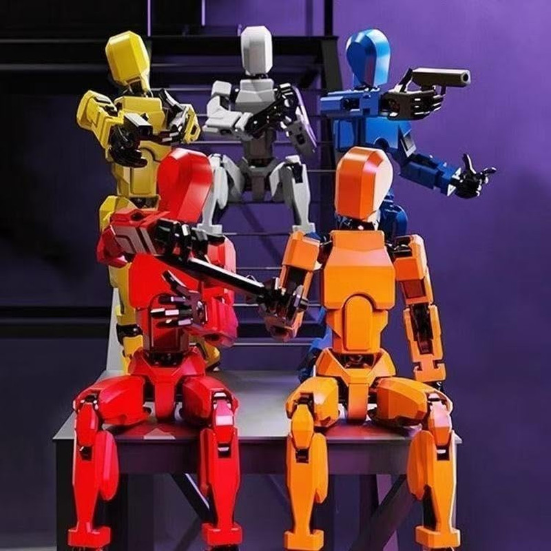 (Pre-Assembled) Dummy13 Magnetic Action Figure Set, T 13 Action Figure Set, Anti