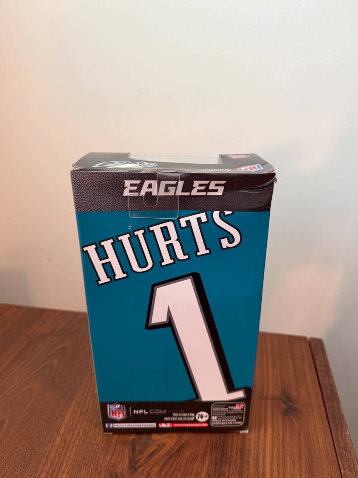Jalen Hurts Imports Dragon Mcfarlane football figure Philadelphia Eagles New
