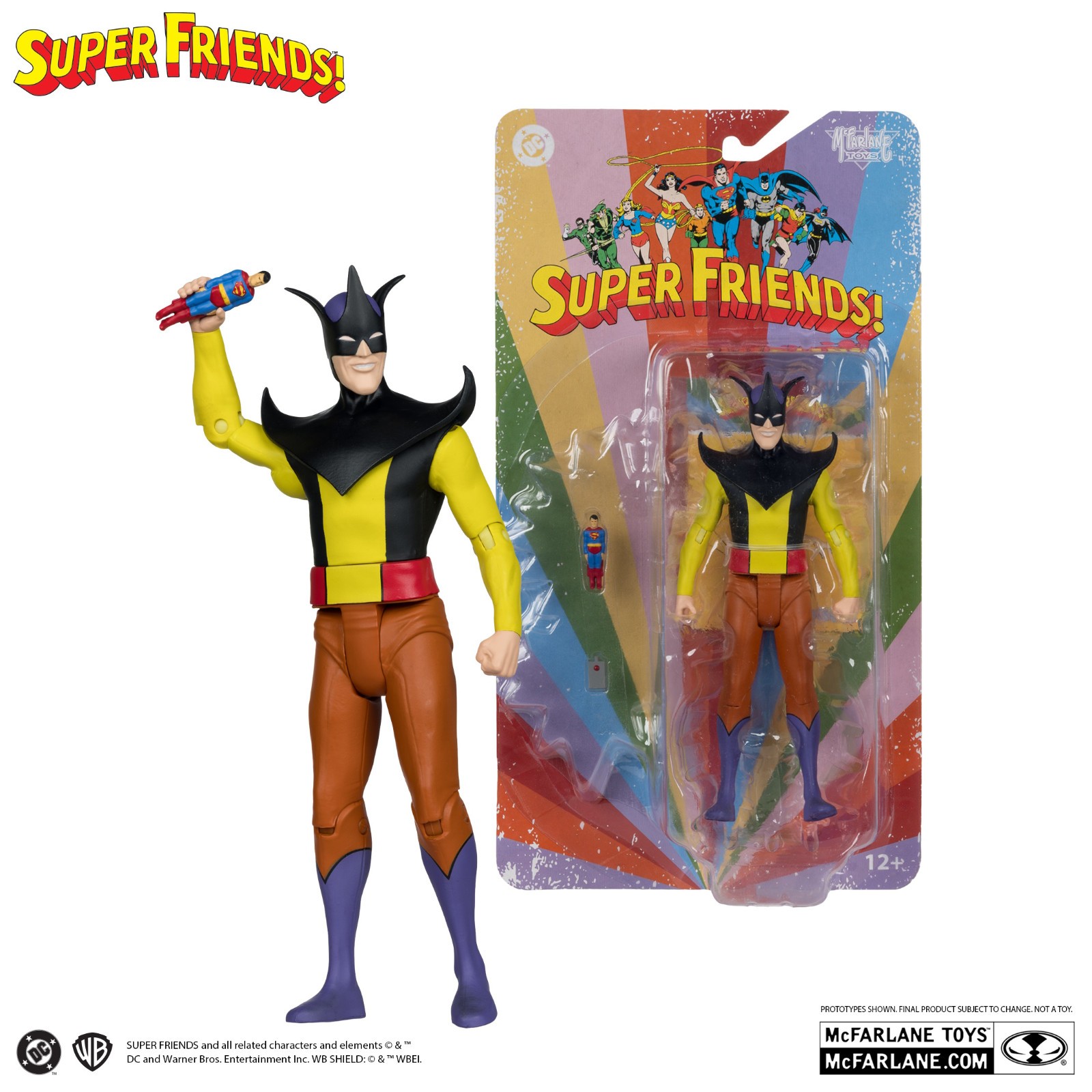 McFarlane DC Super Friends Wave 2 6&Prime; SUPERMAN Flash CHEETAH -Factory SEALED Case