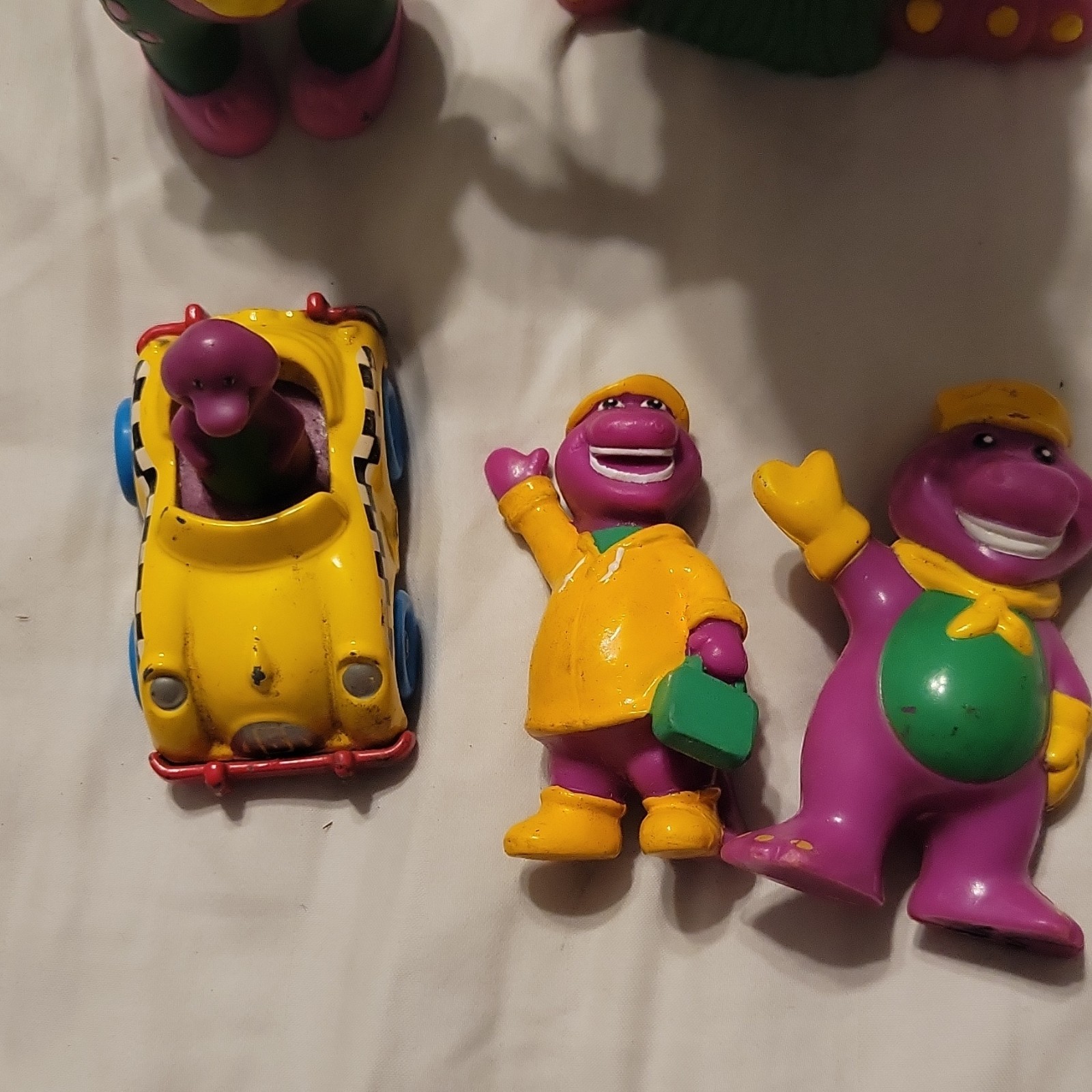 The Lyons Group Barney & Friends Action Figures 1993 Barney Baby Bop Car