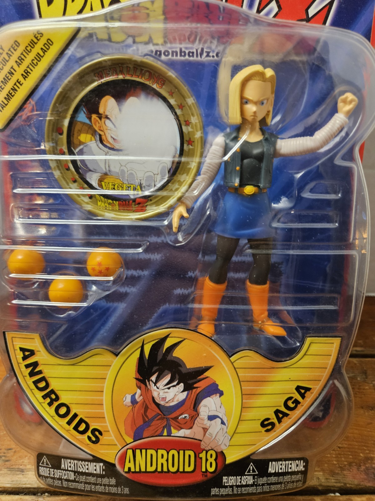 Dragonball Z Androids Saga Android 18 Action Figure Irwin Toys NEW