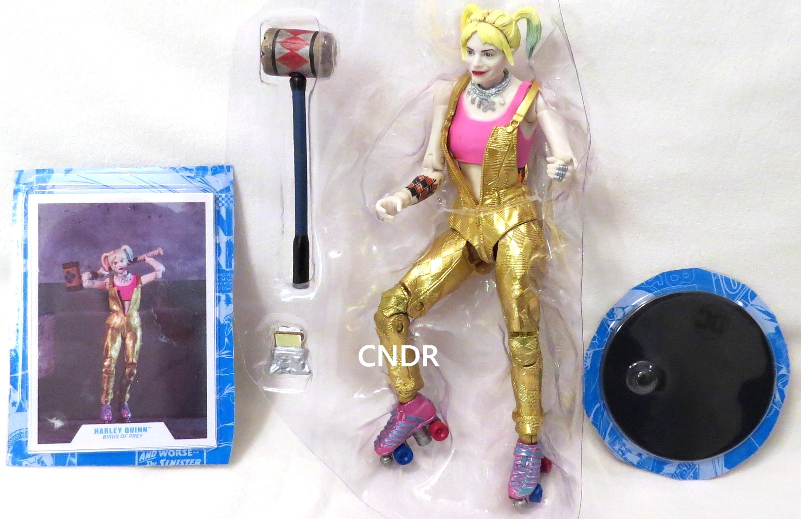 Mcfarlane DC Comics Multiverse Batman Birds of Prey LOOSE 7&Prime; HARLEY QUINN skates