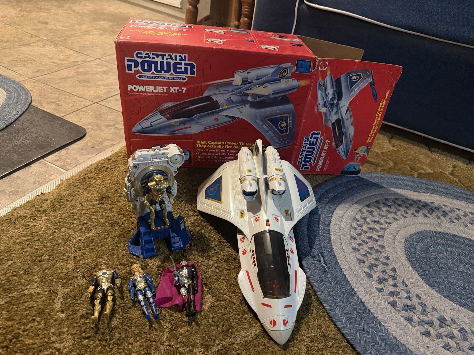 Captain Power Powerjet XT-7 4 Characters and Energizer
