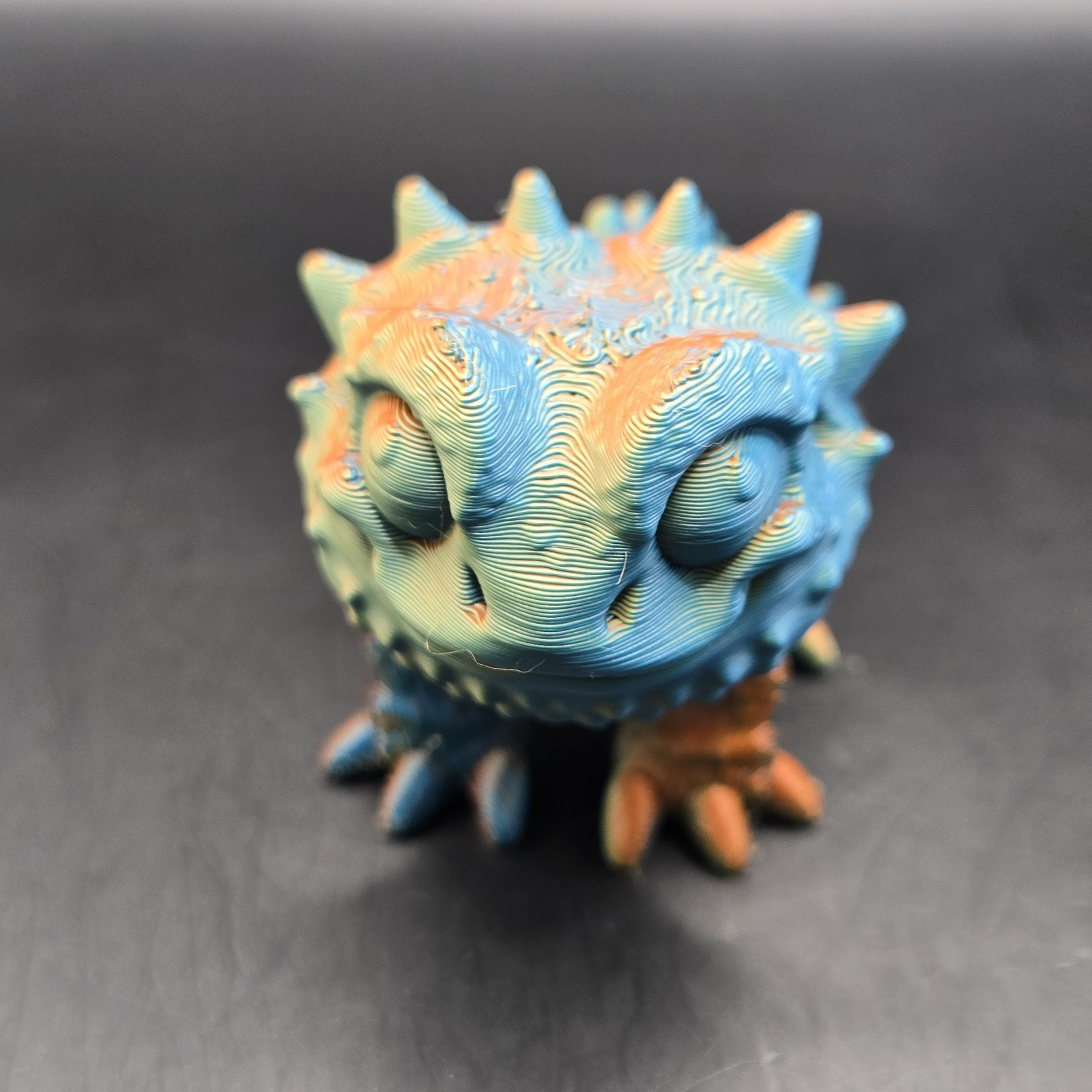 Chibi cute Bearded Dragon Lizard Articulated Figure 3D Print Multi Color