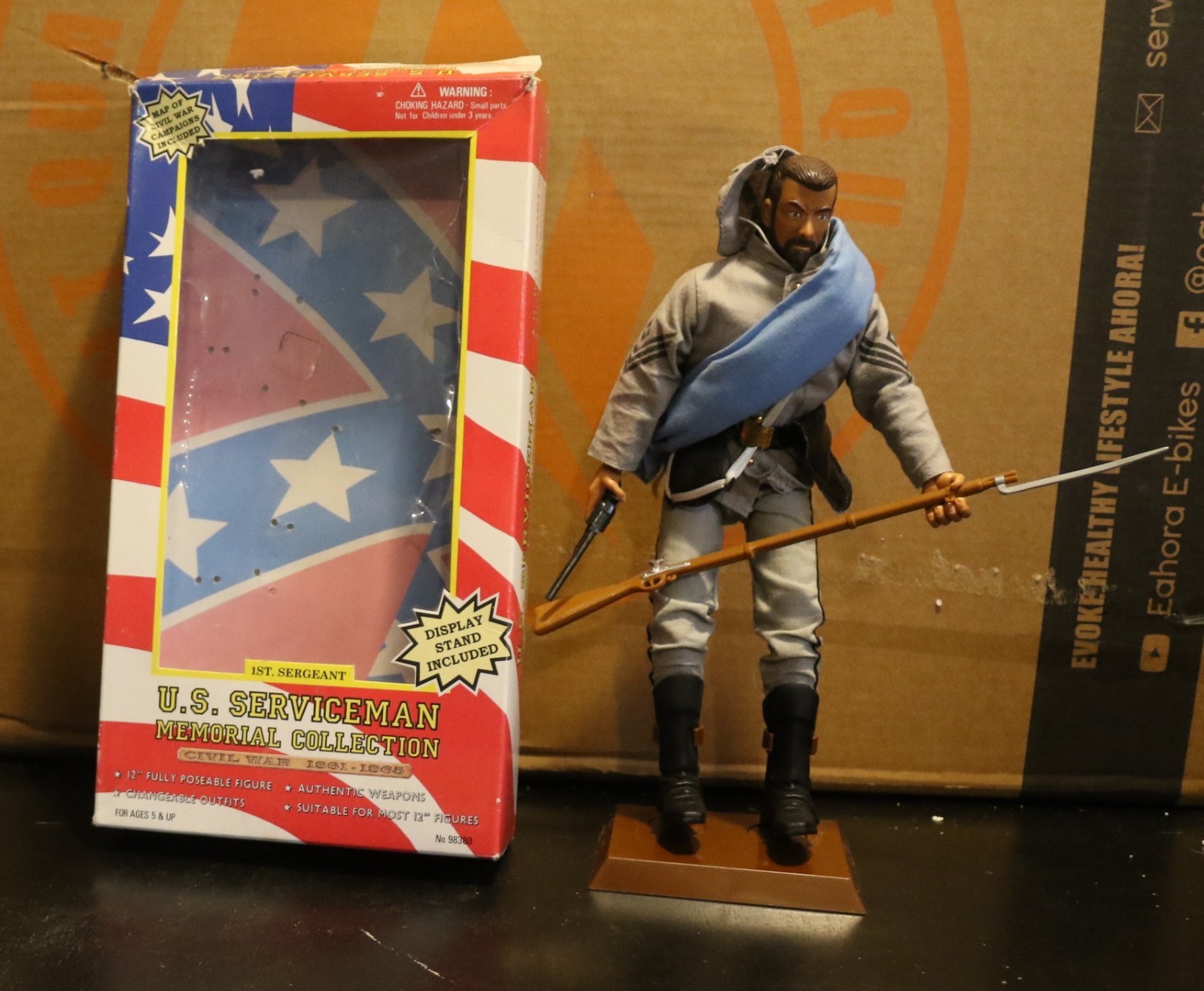 U.S.Serviceman Memorial Collection Civil War Confederate 1st Sergeant 12&Prime; Figure