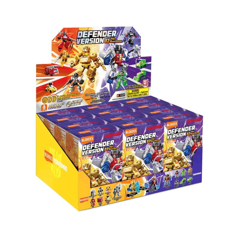 Blokees Transformers Defender Version 02 Soundwave Golden Lagoon Brilliant Ed