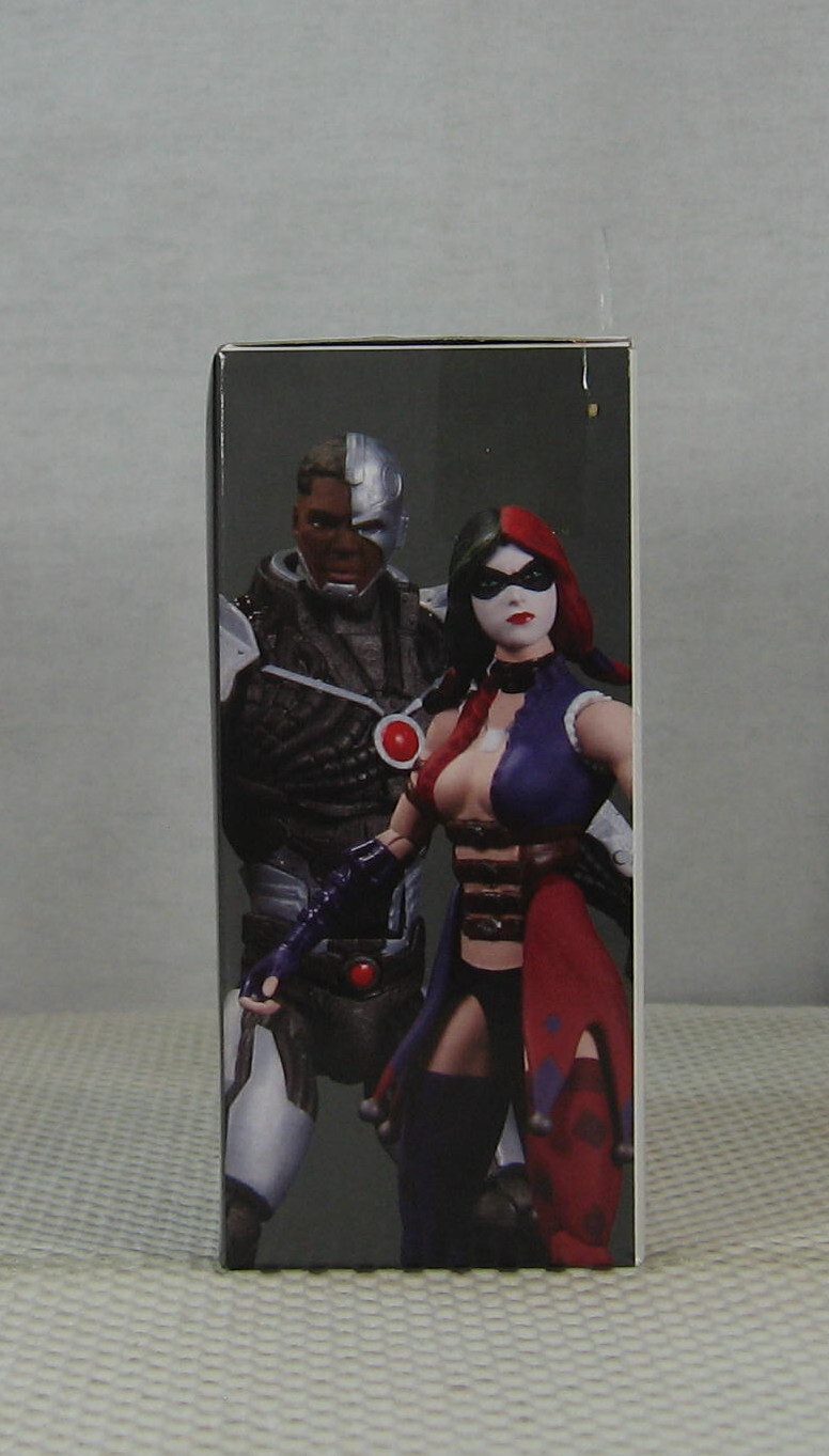 Cyborg vs Harley Quinn Figure Set Injustice Gods Among Us NEW SEALED